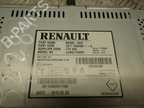 Radio RENAULT CLIO IV (BH_) 0.9 TCe 90 (BHNF, BHMA, BHMH, BHJK, BHJR) | BP24246901E6 