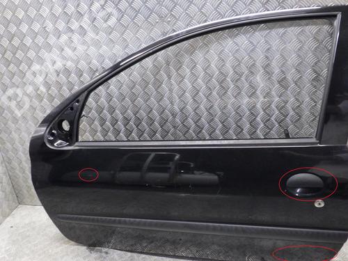 Used Left front door PEUGEOT 206 Hatchback (2A/C) 1.4 HDi eco 70 (68 hp) 24246370
