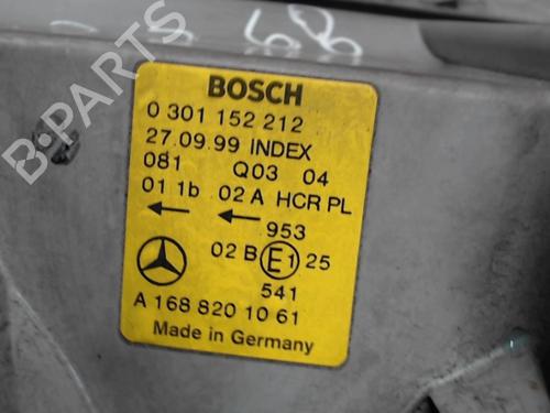 Used Right headlight Right headlight MERCEDES-BENZ A-CLASS (W168) A 140 (168.031, 168.131) (82 hp) 24247414 24247414