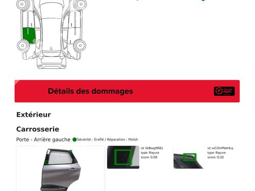 Left rear door RENAULT CAPTUR I (J5_, H5_) 1.3 TCe 130 (J5NJ, J5NE) | BP29050253C4 