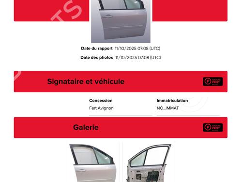 Right front door RENAULT SCÉNIC II (JM0/1_) 1.5 dCi (JM1E, JM16) | BP29518798C3 