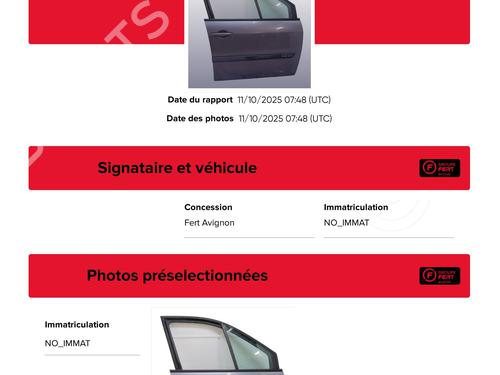 Right front door RENAULT SCÉNIC II (JM0/1_) 1.6 (JM0C, JM0J, JM1B) | BP29519741C3 