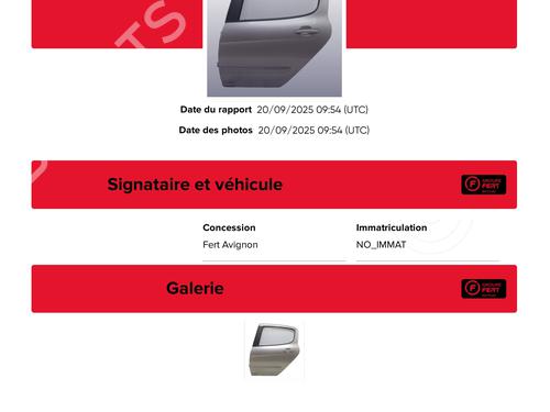 Left rear door PEUGEOT 308 I (4A_, 4C_) 1.6 HDi | BP29053612C4 