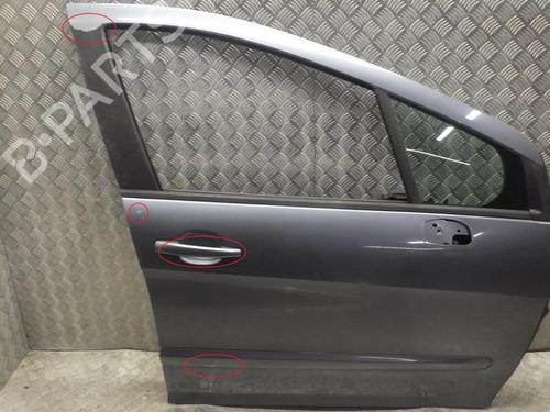 Used Right front door PEUGEOT 308 I (4A_, 4C_) 1.6 HDi (112 hp) 24244703