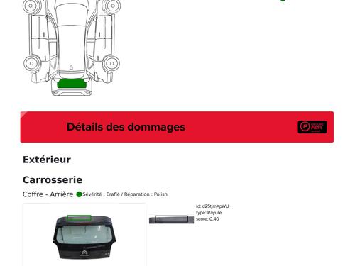 Used Tailgate Tailgate CITROËN C1 II (PA_, PS_) 1.0 VTi 72 (72 hp) 32506379 32506379
