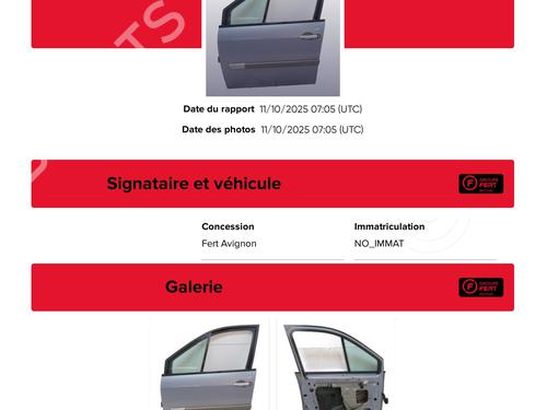 Left front door RENAULT SCÉNIC II (JM0/1_) 1.9 dCi (JM0G, JM12, JM1G, JM2C) | BP29518801C2 