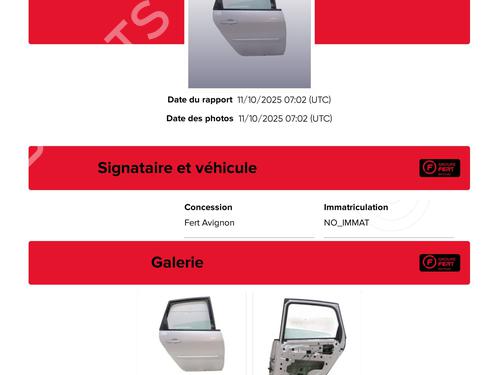 Right rear door RENAULT SCÉNIC II (JM0/1_) 1.5 dCi (JM1E, JM16) | BP29518797C5 
