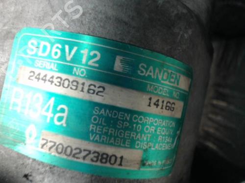 AC compressor RENAULT CLIO II (BB_, CB_) 1.5 dCi (B/CB07) | BP24249825M34 