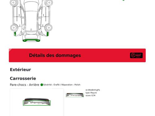 Rear bumper PEUGEOT 206+ (2L_, 2M_) 1.4 i | BP32111878C8 