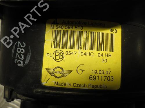 Left headlight MINI MINI (R50, R53) Cooper | BP24251334C28 