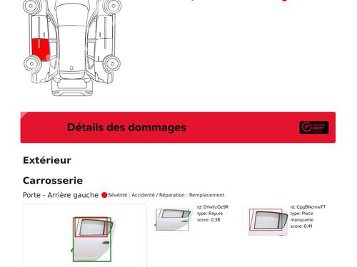 Left rear door DACIA SANDERO II 1.2 | BP29220853C4 