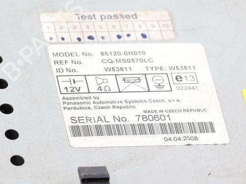 Radio CITROËN C1 (PM_, PN_) 1.4 HDi | BP32386260E6