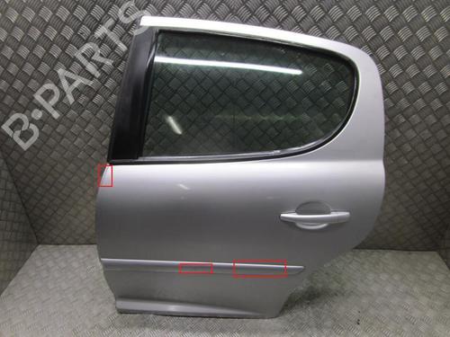 Left rear door PEUGEOT 207 (WA_, WC_) 1.6 HDi | BP24249244C4 