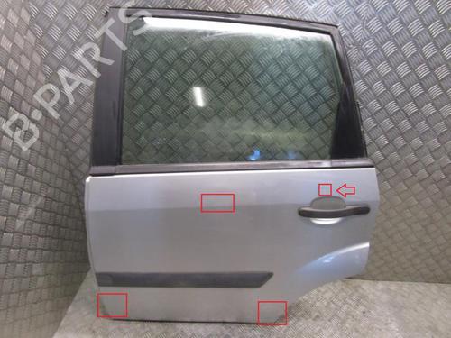 Left rear door FORD FIESTA V (JH_, JD_) 1.4 TDCi | BP24249285C4 