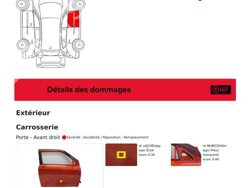 Right front door SUZUKI SWIFT III (MZ, EZ) 1.3 DDiS (RS413D) | BP29519735C3 
