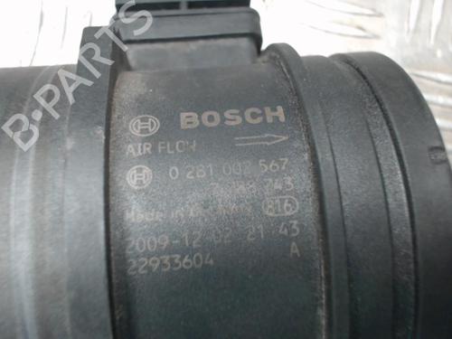 Mass air flow sensor BMW 1 (E81) 116 d | BP24249794M95 