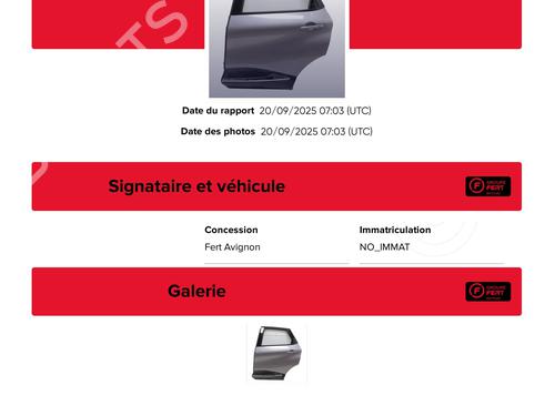 Left rear door RENAULT CAPTUR I (J5_, H5_) 1.3 TCe 130 (J5NJ, J5NE) | BP29050253C4 