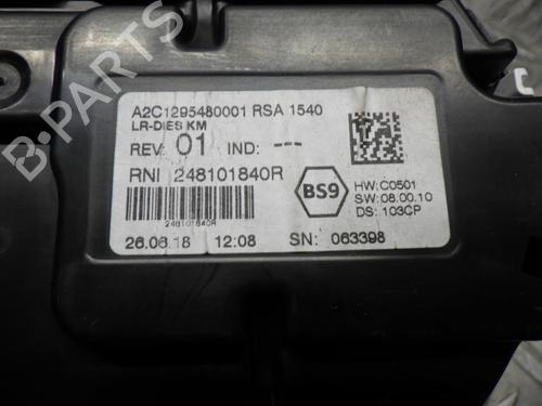Used Instrument cluster Instrument cluster RENAULT MEGANE IV Hatchback (B9A/M/N_) 1.5 dCi 90 (B9A1) (90 hp) 24245246 24245246