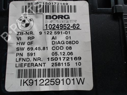 Instrument cluster BMW 1 (E87) 118 d | BP24245819C47 