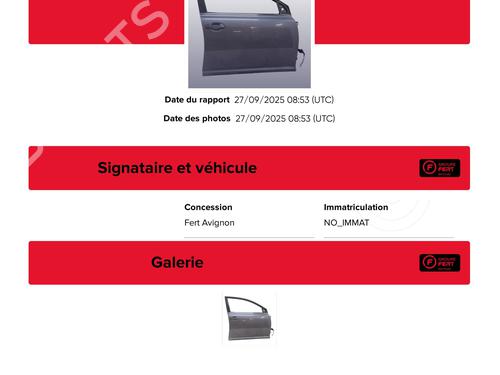 Right front door TOYOTA AVENSIS (_T25_) 2.2 D-4D (ADT251_, ADT251R) | BP29220817C3 