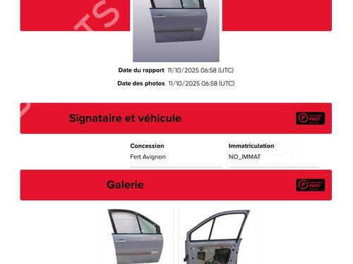 Right front door RENAULT SCÉNIC II (JM0/1_) 1.9 dCi (JM0G, JM12, JM1G, JM2C) | BP29518800C3 