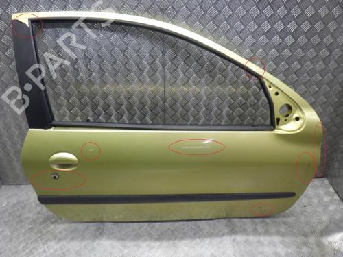 Used Right front door PEUGEOT 206 Hatchback (2A/C) 1.4 i (75 hp) 24251148