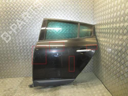 Used Left rear door RENAULT MEGANE III Hatchback (BZ0/1_, B3_) 2.0 dCi (BZ0L) (160 hp) 24252344