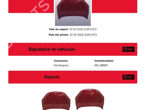 Hood RENAULT MEGANE III Hatchback (BZ0/1_, B3_) 1.5 dCi (BZ09, BZ0D, BZ1W, BZ29, BZ14) | BP30002603C1 