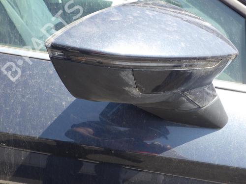 Used Right mirror SEAT LEON (5F1) 1.5 TSI (150 hp) 26737642
