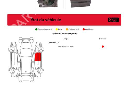 Right front door RENAULT SCÉNIC II (JM0/1_) 1.6 (JM0C, JM0J, JM1B) | BP29519741C3 