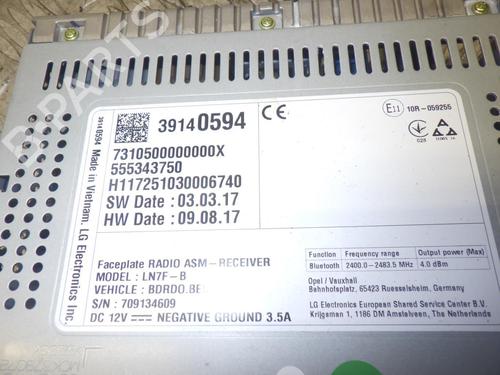 Radio OPEL CORSA E (X15) 1.4 Turbo (08, 68) | BP24245277E6 - Image 4