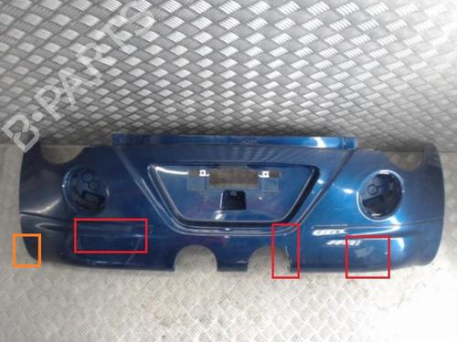 Rear bumper DAIHATSU COPEN (L880_, L881_) 1.3 | BP24258705C8 