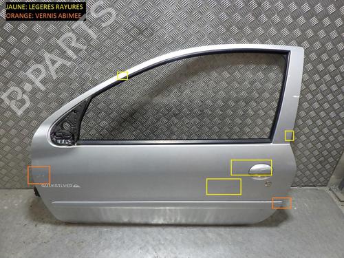 Used Left front door PEUGEOT 206 Hatchback (2A/C) 1.6 16V (109 hp) 24257799