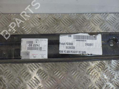 Rear bumper reinforcement PEUGEOT 207 (WA_, WC_) 1.4 HDi | BP30085071C73 