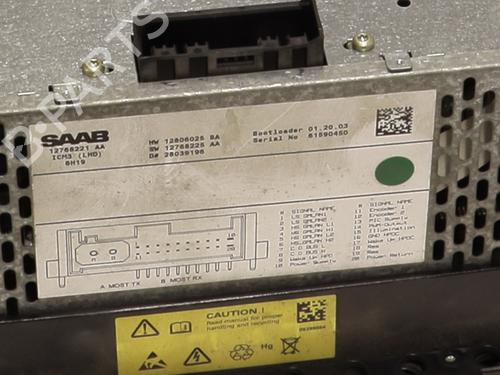 Radio SAAB 9-3 Convertible (YS3F) 2.0 t | BP24256854E6 