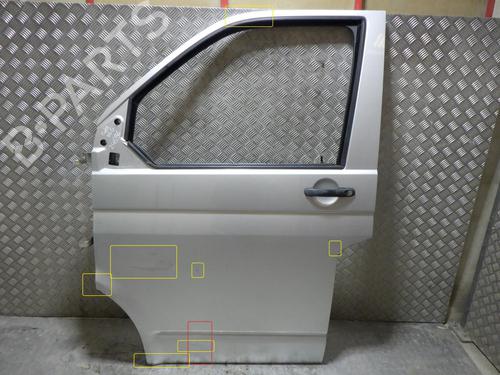 Left front door VW TRANSPORTER T5 Van (7HA, 7HH, 7EA, 7EH) 2.0 TDI | BP24254488C2  - Image 6