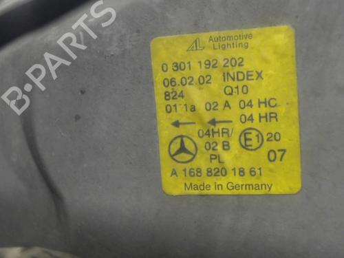 Right headlight MERCEDES-BENZ A-CLASS (W168) A 170 CDI (168.009, 168.109) | BP24258385C29 