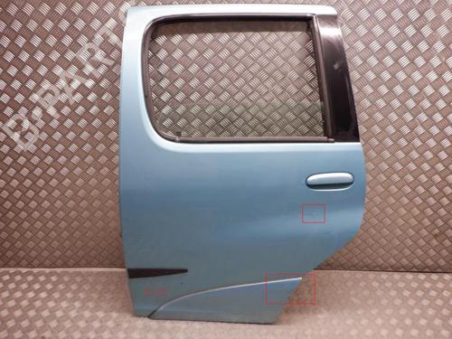 Used Left rear door Left rear door TOYOTA YARIS VERSO (_P2_) 1.3 (NCP20_, NCP22_, NCP20R, NCP22R) (84 hp) 24255681 24255681