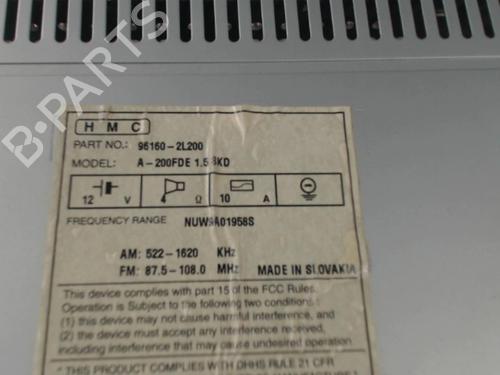 Used Radio HYUNDAI i30 (FD) 1.6 CRDi (90 hp) 24258375