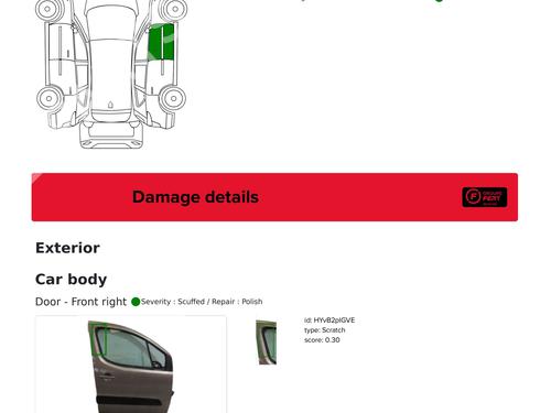 Dør højre fortil CITROËN BERLINGO MULTISPACE (B9) 1.6 HDi 90 | BP38477480C3 - Image 6