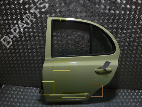 Left rear door NISSAN MICRA III (K12) 1.2 16V | BP24258028C4 