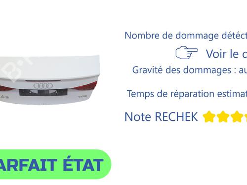 Used Tailgate Tailgate AUDI A3 Convertible (8V7, 8VE) 1.4 TFSI (115 hp) 39664648 39664648