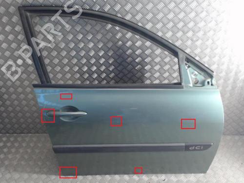 Used Right front door RENAULT MEGANE II Estate (KM0/1_) 1.5 dCi (KM02, KM13) (101 hp) 24258627
