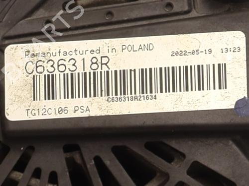 Alternator PEUGEOT 208 I (CA_, CC_) 1.2 VTi 68 / PureTech 68 | BP24253864M7 