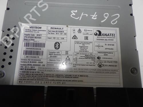 Radio RENAULT CLIO IV (BH_) 1.5 dCi 75 | BP24254647E6 