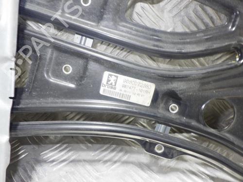 Rear right window mechanism PEUGEOT 207 CC (WD_) 1.6 16V | BP24257897C25 
