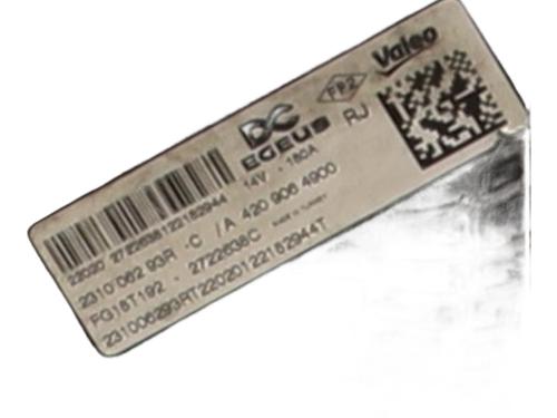 Alternator RENAULT KANGOO III MPV Blue dCi 95 (KJAB) | BP24253582M7 - Image 3