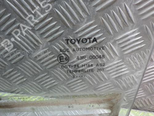 Dør rude ventre bagtil Dør rude ventre bagtil TOYOTA AURIS (_E18_) 1.8 Hybrid (ZWE186_, ZWE186R) (136 hp) 26242243 26242243