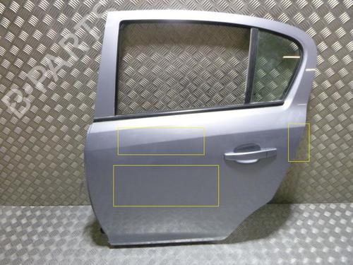 Left rear door OPEL CORSA D (S07) 1.3 CDTI (L08, L68) | BP24255428C4 