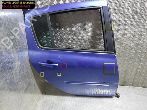Used Right rear door RENAULT CLIO III (BR0/1, CR0/1) 1.6 16V GT (BR10, CR10) (128 hp) 24260518